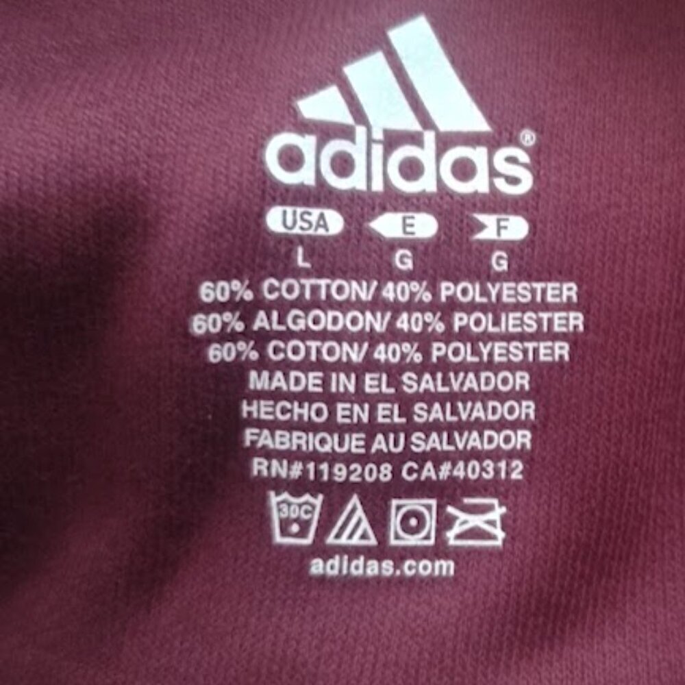 Adidas Mississippi State Women's Large Pullover Partial Zip Shirt - Picture 10 of 10